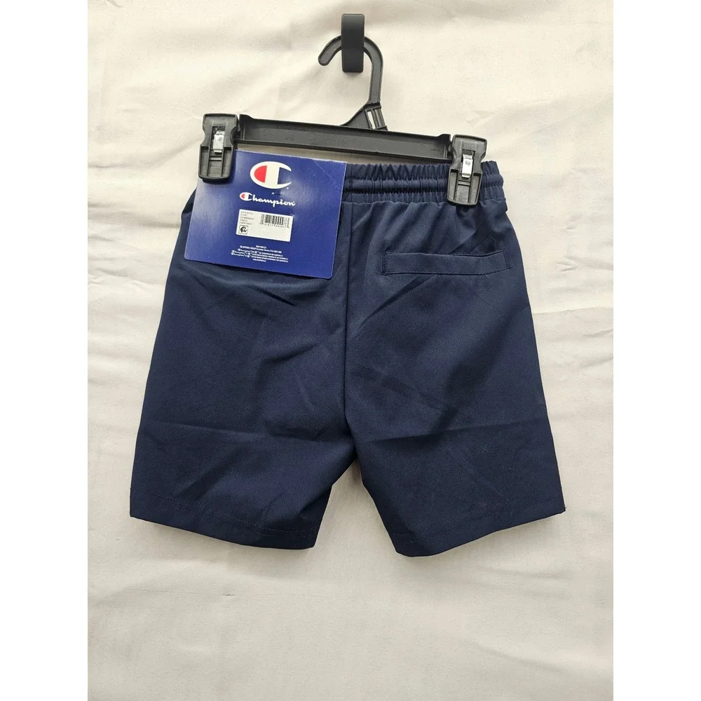 Champion Boys Athletic Shorts Blue Polyester Workout Size XS‎ 4/5